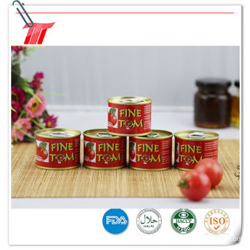 Fine Tom Brand Tinned Sour and Sweet Flavor Tomato Paste